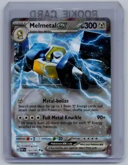 NM Melmetal ex Obsidian Flames 153/197 Double Rare Pokemon - Image 1