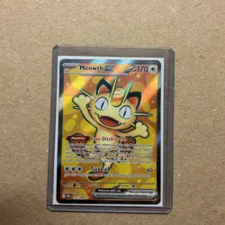 Meowth EX Pokemon TCG 107/088 Ultra Rare Perfect Order - Image 1