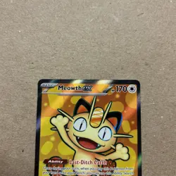 Meowth EX Pokemon TCG 107/088 Ultra Rare Perfect Order - Image 3