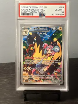 2025 POKEMON JTG EN-JOURNEY TOGETHER ILLUSTRATION RARE IONO'S KILOWATTREL PSA 10 - Image 1
