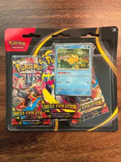 Pokemon Mega Evolutions 3 Pack Blister - Psyduck - Includes Both Packs (Sealed) - Image 2