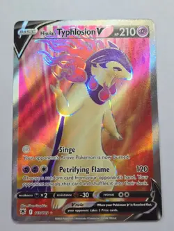 Hisuian Typhlosion V 169/189 Rare Ultra Astral Radiance Pokemon NM - Image 1