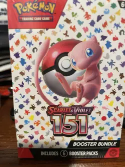 Pokemon 151 Scarlet Violet Booster Bundle English TCG, New Sealed - Image 1