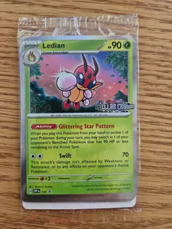 NEW SEALED Stellar Crown PreRelease Staff Promo Set of 4 Pokemon NM English - Image 1