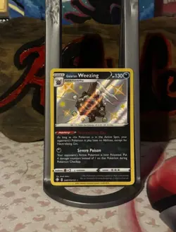Galarian Weezing SV077/SV122 Shining Fates Pokemon TCG Pack Fresh NM Fast Ship - Image 1