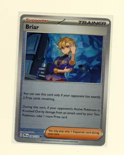 Briar Pokeball Holo 100/131 - NM Prismatic Evolutions Pokemon $2MIN ORDER - Image 1
