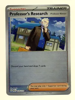 Pokemon TCG Professors Research 124/131 Poke Ball Prismatic Evolutions $2MIN ORD - Image 1