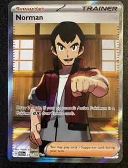 Pokemon TCG Thorton 195/196 Full Art Trainer Lost Origin - Image 1