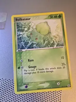 Bulbasaur 55/112 EX FireRed & LeafGreen Non-Holo Pokemon Card NM - Image 3
