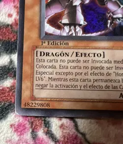 1x (LP) *SPANISH* Horus the Black Flame Dragon LV8 SOD-EN008 Ultra 1st Ed YuGiOh - Image 2