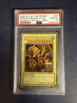 Yu-Gi-Oh Dawn of Destiny DOD-001 Xbox Winged Dragon of Ra PSA 10 (2004) - Image 1