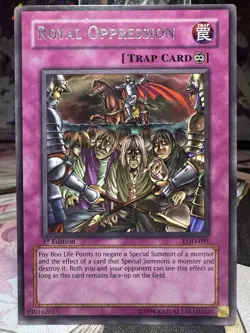 Royal Oppression LOD-091 Rare 1st Edition - LP - YuGiOh! - Image 1