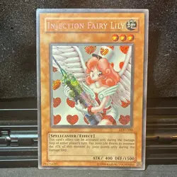 Yugioh Injection Fairy Lily LOD-100 Rare 1st Edition 🔥 - Image 1