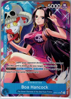 Boa Hancock (Alt Art) OP01-078 English PRB01 - One Piece Card - NM - Image 1