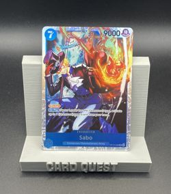 One Piece TCG Sabo OP15-046 SR Foil Adventure On Kami's Island English - Image 1