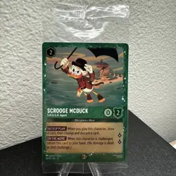 Disney Lorcana Scrooge McDuck S.H.U.S.H. Agent 36/P3 EN 10 Foil Promo Sealed - Image 2