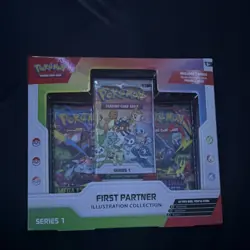 Pokemon First Partner Illustration Collection Series 1 Box 9 Promo Cards - Image 1