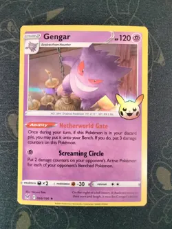 Gengar 066/196 Trick or Trade BOOster 2023 Holo Rare Pokemon Card - Image 1