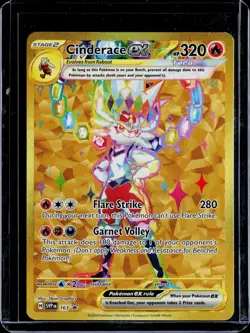 Cinderace ex #163 SV: Scarlet & Violet Promo Cards Pokemon - Image 1