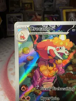 Crocolar 202/193 SV Paldea Evolved Illustration Rare Pokemon Card AA9 LP1 - Image 2