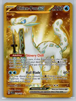 Chien-Pao ex SV02: Paldea Evolved #274/193 Holo Pokemon Card - Image 1