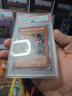 Yu-Gi-Oh Slifer the Sky Dragon GBI-001 Secret Rare Promo Card PSA 9 Mint - Image 3
