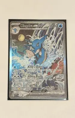 Pokemon Kingdra ex SVP EN 131 Promo Holo 2024 Card NM Condition - Image 4