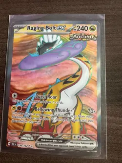 Raging Bolt ex 196/162 SV05: Temporal Forces - Pokemon Card - NM - Image 1