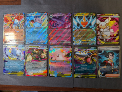 10 Pokemon Card Lot All EX/Mega/ Full art- Nm S&V and Mega Evolutions - Image 1