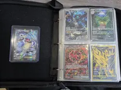 Pokemon TCG Binder Collection EX GX V Trainer Cards Holo Foil Full Art Blastoise - Image 1