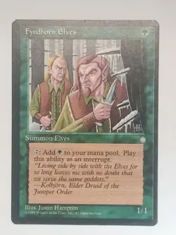 Fyndhorn Elves - Ice Age (ICE) #132 - Magic: The Gathering - MTG - NM - Image 3