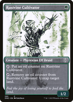 Rustvine Cultivator (REGULAR) x1 - MTG Phyrexia: All Will Be One ONE #295 - Image 1