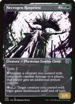Necrogen Rotpriest (REGULAR) x1 - MTG Phyrexia: All Will Be One ONE #296 - Image 1