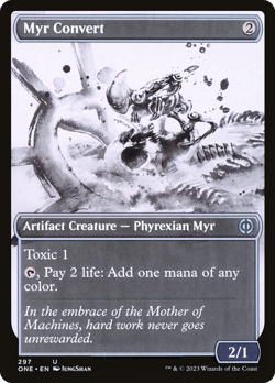 Myr Convert (REGULAR) x1 - MTG Phyrexia: All Will Be One ONE #297 - Image 1