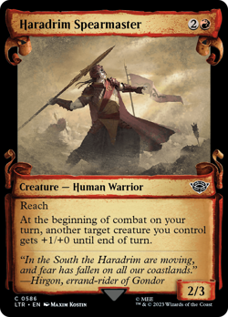 Haradrim Spearmaster (REGULAR) x1 - MTG LTR #586 - Image 1