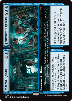 Mirror Room // Fractured Realm (REGULAR) x1 - MTG DSK #67 - Image 1