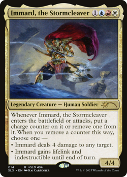 Immard, the Stormcleaver (REGULAR) x1 - MTG Universes Within SLX #14 - Image 1