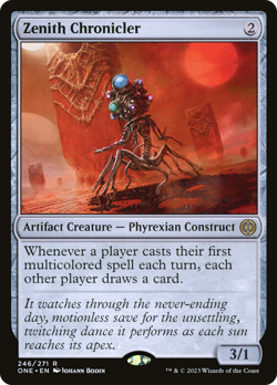 Zenith Chronicler (REGULAR) x1 - MTG Phyrexia: All Will Be One ONE #246 - Image 1