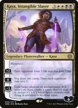Kaya, Intangible Slayer (REGULAR) x1 - MTG Phyrexia: All Will Be One ONE #205 - Image 1