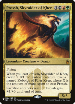 Prossh, Skyraider of Kher (REGULAR) x1 - MTG The List PLST #A25-214 - Image 1