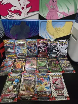 Pokemon Scarlet & Violet Era, Complete Booster Pack (16) Set. Sealed! - Image 2