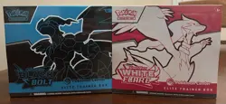 Pokemon TCG: Black Bolt AND White Flare Pokemon Center ETBs (Sealed & Brand New) - Image 1
