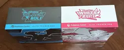 Pokemon TCG: Black Bolt AND White Flare Pokemon Center ETBs (Sealed & Brand New) - Image 3