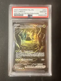 2023 POKEMON PAL EN-PALDEA EVOLVED SPECIAL ILLUSTRATION RARE WO-CHIEN EX PSA 10 - Image 1