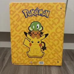 Rare Pikachu 4-Ring Binder Holds 504 Cards 2017 Pokemon Trading Cards Storage - Image 5