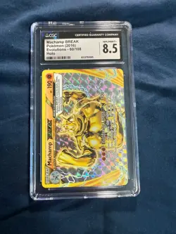 Pokemon Machamp BREAK Holo #60 Evolutions 2016 - CGC 8.5 - Image 1