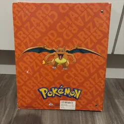 Rare Charizard 4-Ring Binder Holds 414 Cards 2017 Pokemon Trading Cards Storage - Image 5