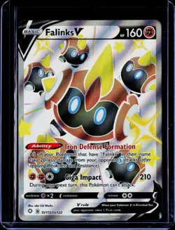 Falinks V #SV115/SV122 Shining Fates: Shiny Vault Pokemon - Image 1