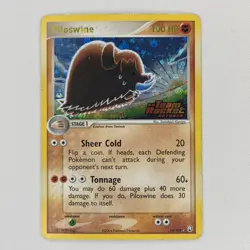 REVERSE HOLO DATE STAMPED PILOSWINE 13/109 TEAM ROCKET RETURNS HP POKEMON - Image 1