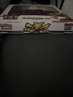 Pokemon TCG Scarlet and Violet - 151 Alakazam ex Collection Box - 4 Packs 820650855269 - Image 3